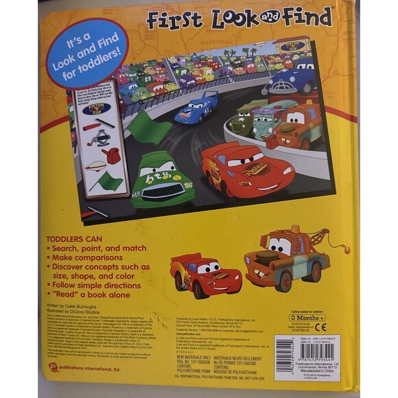 Disney Pixar Cars Book And 2 Decks Of Cars Playing Cards - Picture 2 of 3